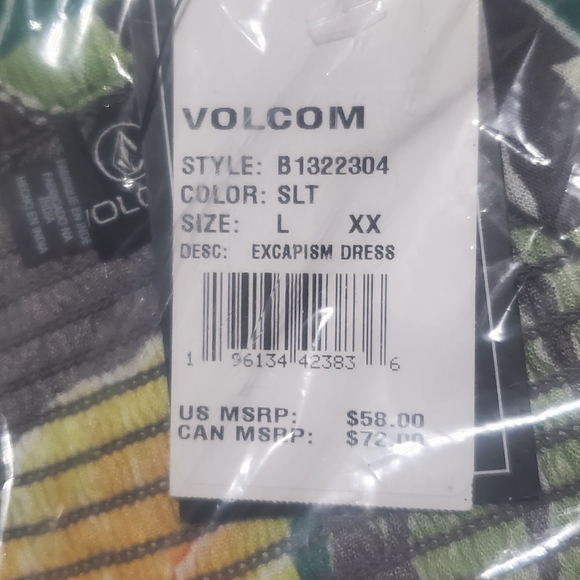*SOLD on M!* Volcom Excapism Sun Dress, New In Original Packaging! Womens - Picture 7 of 7